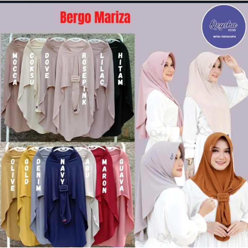 bergo mariza by qesya hijab