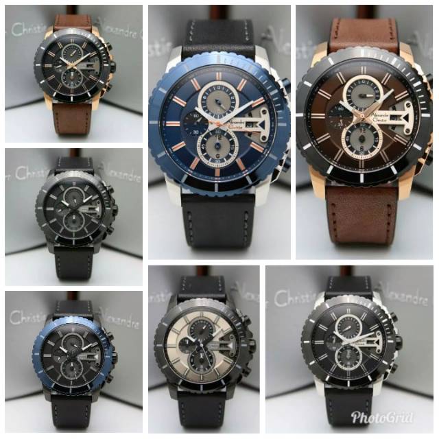 Jam Tangan Pria Alexandre Christie Ac 6527 Original Garansi Resmi