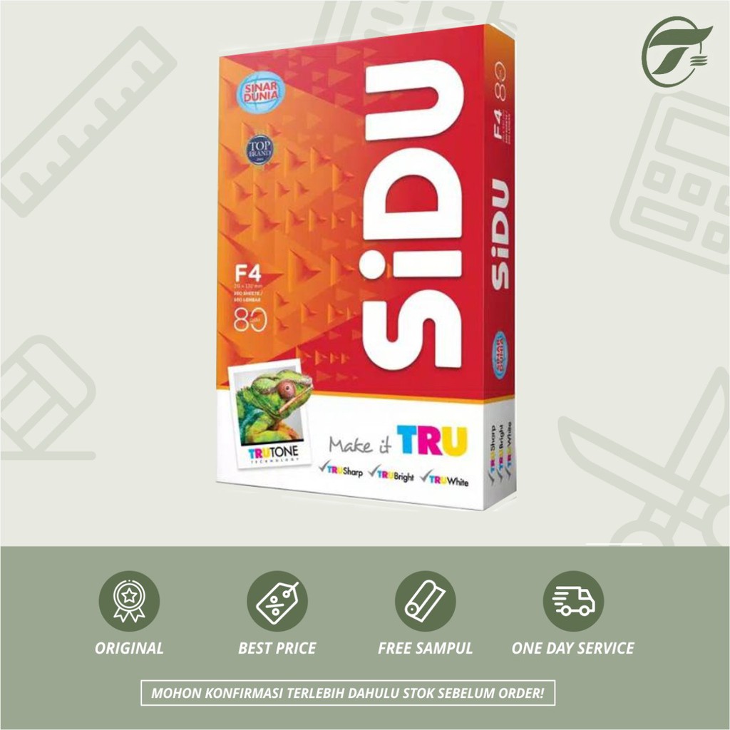 

KERTAS HVS F4 80 SINAR DUNIA