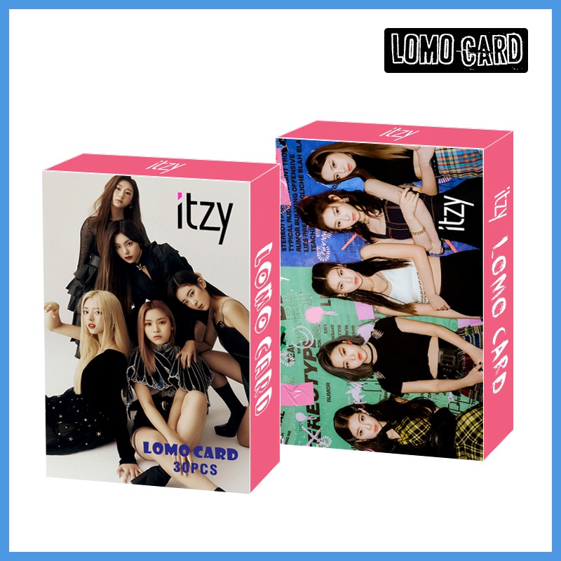 30pcs Kartu Lomo Foto Kpop IU TWICE ITZY SEVENTEEN