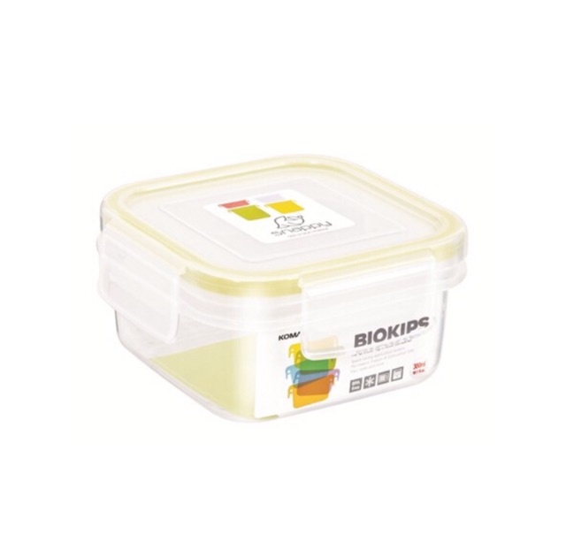 Komax biokips Food Container KUNING 300 ml/ TEMPAT MPASI