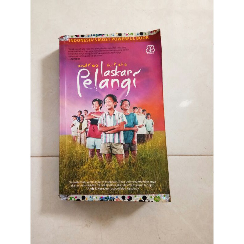 novel preloved laskar pelangi