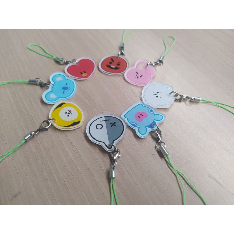 GANTUNGAN HP BT21 KEYRING BT21 KEYCHAIN BT21