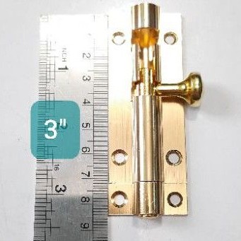 Grendel Babet 3inci Kuning / Gerendel Aluminium / Selot Pintu (H8123)