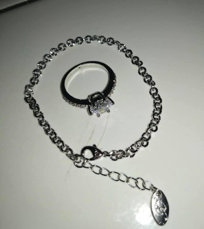 Acc Permata - Gelang Nuri Silver dan Cincin cantik