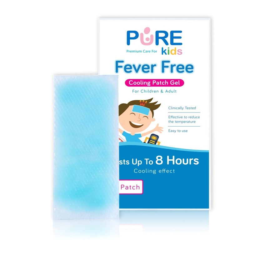 MOMS_ Obat Demam Anak / Bayi (pure kids fever free) 1 patch