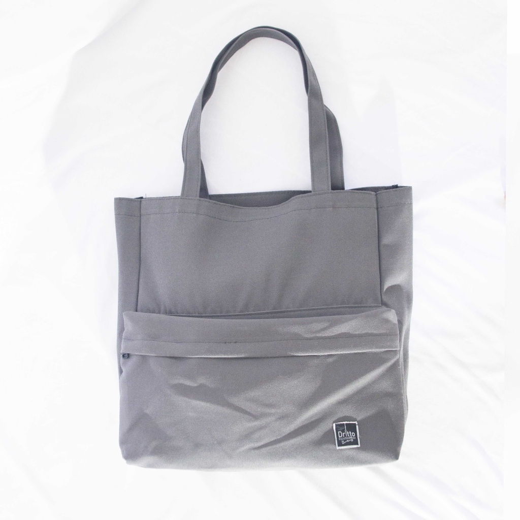 Tote Bag Kanvas Dritto - Totebag GAME BLOCK