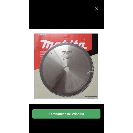 Mata pisau tct 10” Nakita p68018