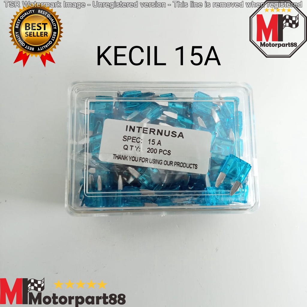 SEKRING SKRING SIKRING FUSE PIUS TANCAP KECIL 10A 15A 20A HARGA PER 100PCS