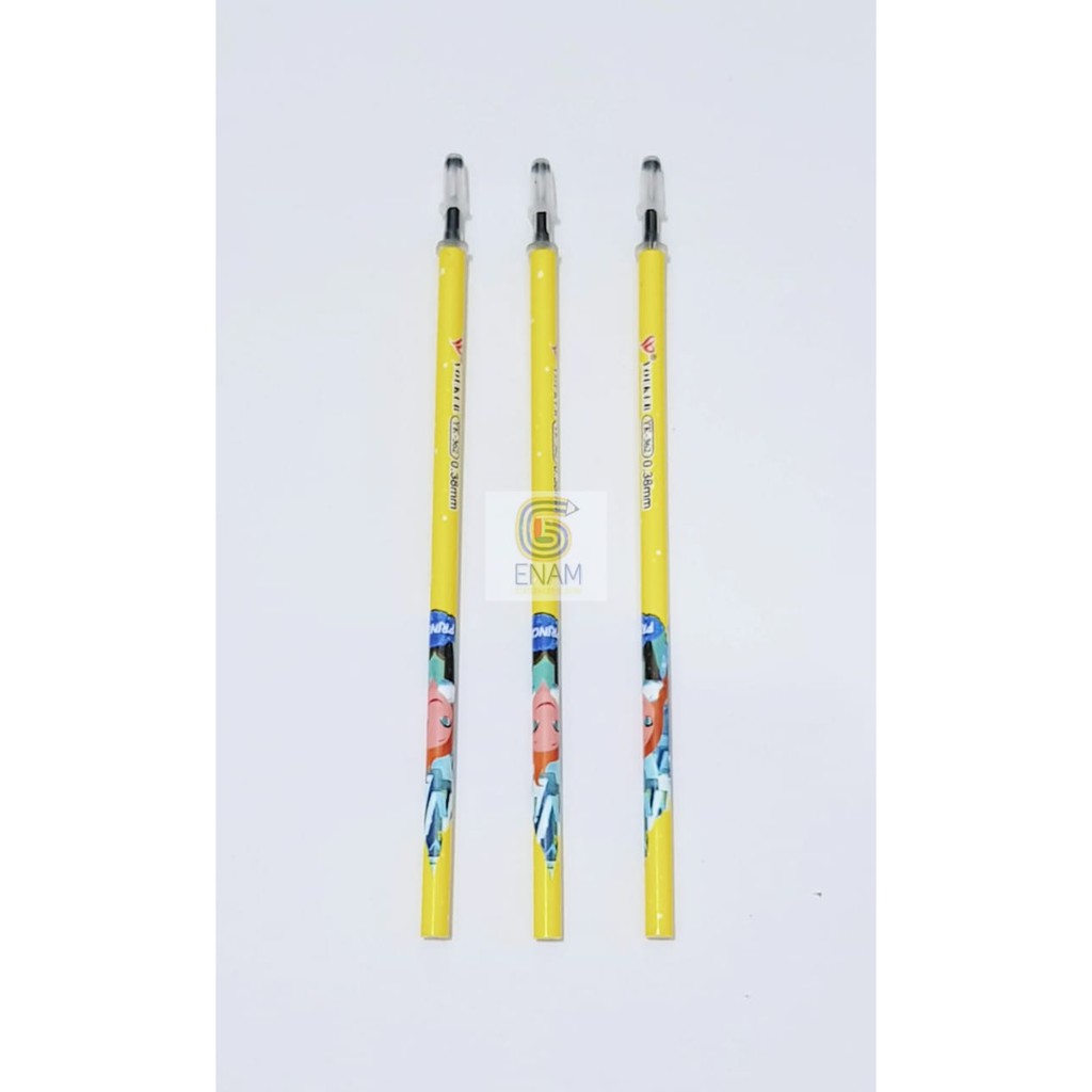 Yoeker Refill Pulpen Gel Tabung Frozen YK362  1Pcs