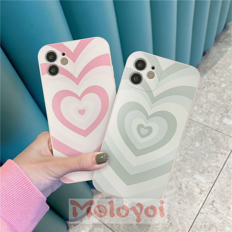 Soft Case Tpu Motif Hati Warna Gradasi Untuk Realme C31 c21y 8 8Pro C11 2021 C20 C25 C20A C15 7 C12 C11 5 5I 5S 6I 7I C17 C3 6S 6 C1 Czo 20a 30A