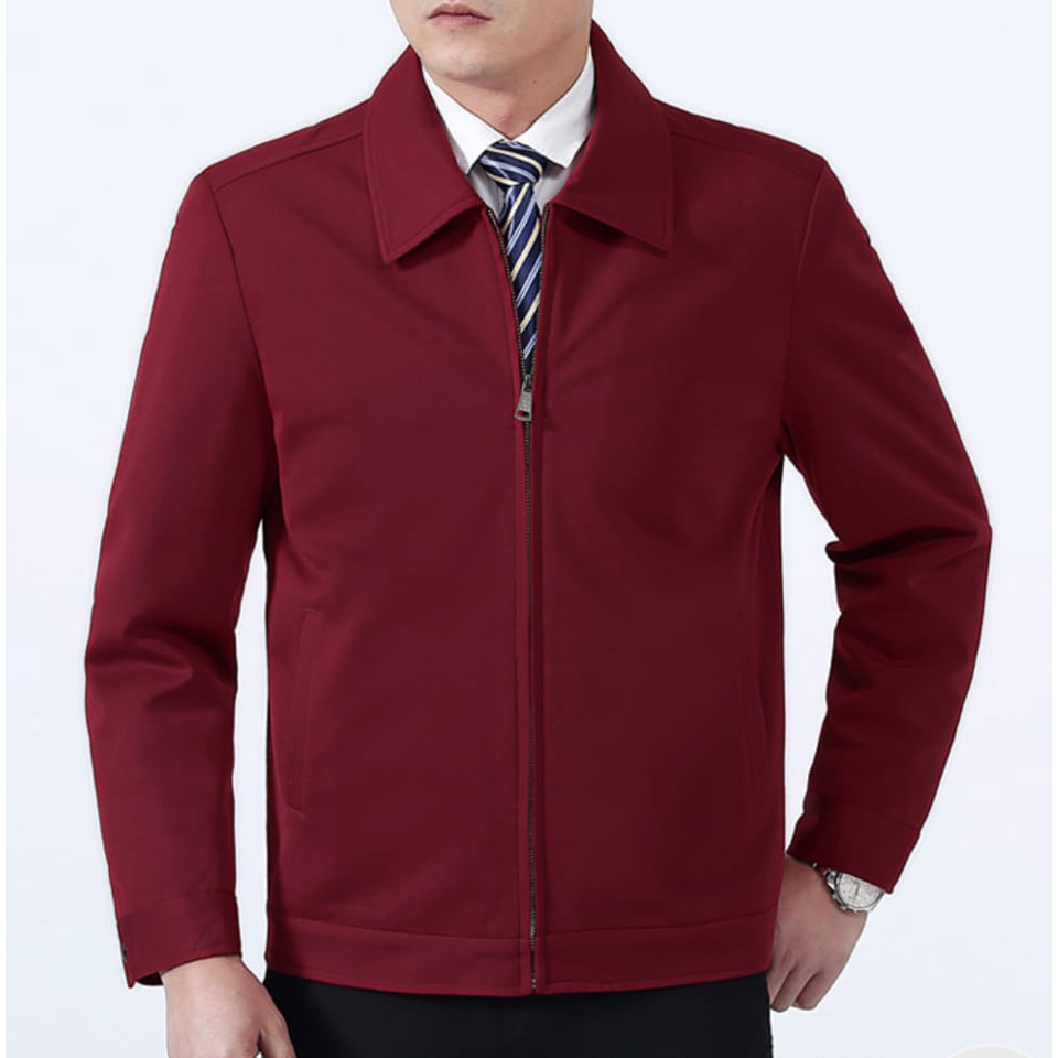 JAKET KANTORAN PRIA TERBARU/JAKET SEMI JAS PRIA/JAKET KAIN DRILL IMPOR