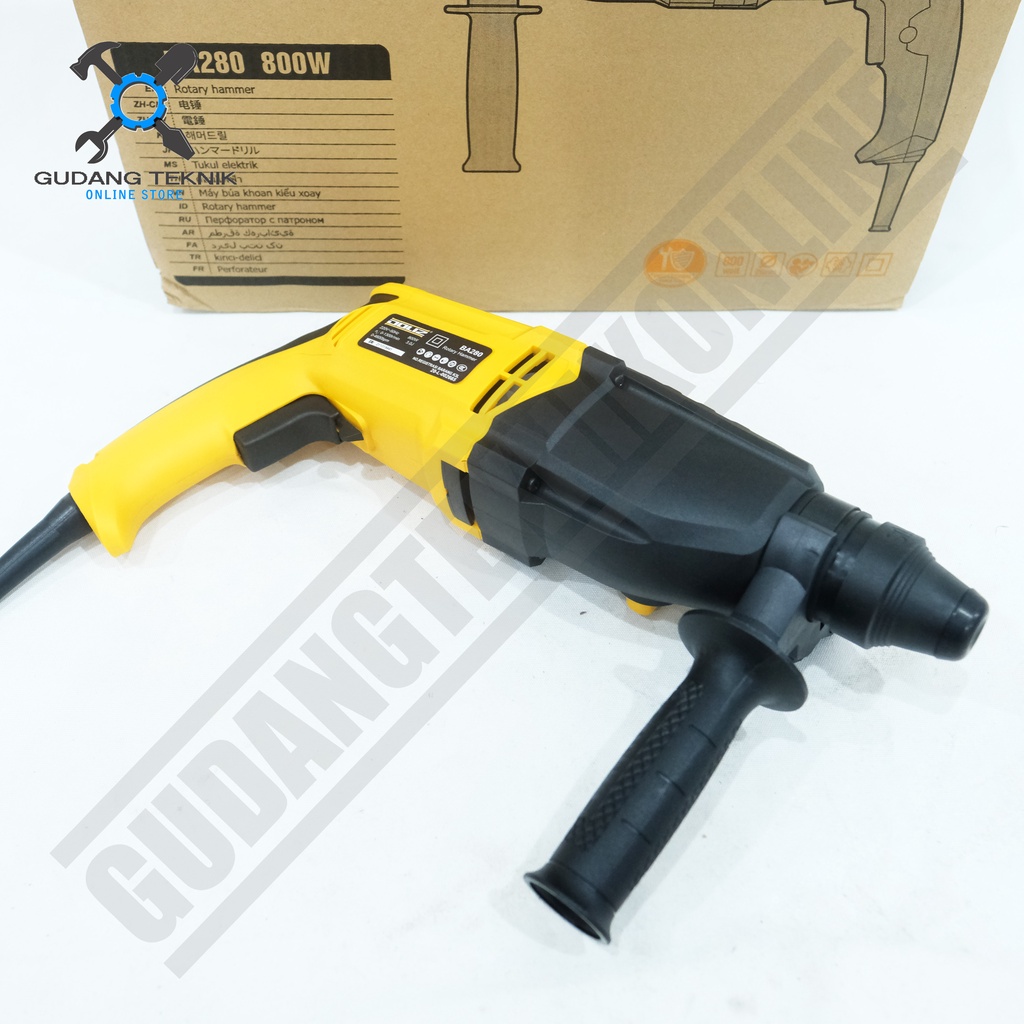 Rotary Hammer 26mm DOLIZ BA280 / Mesin Bor Tangan Bobok Beton DOLIZ BA 280 3 Mode