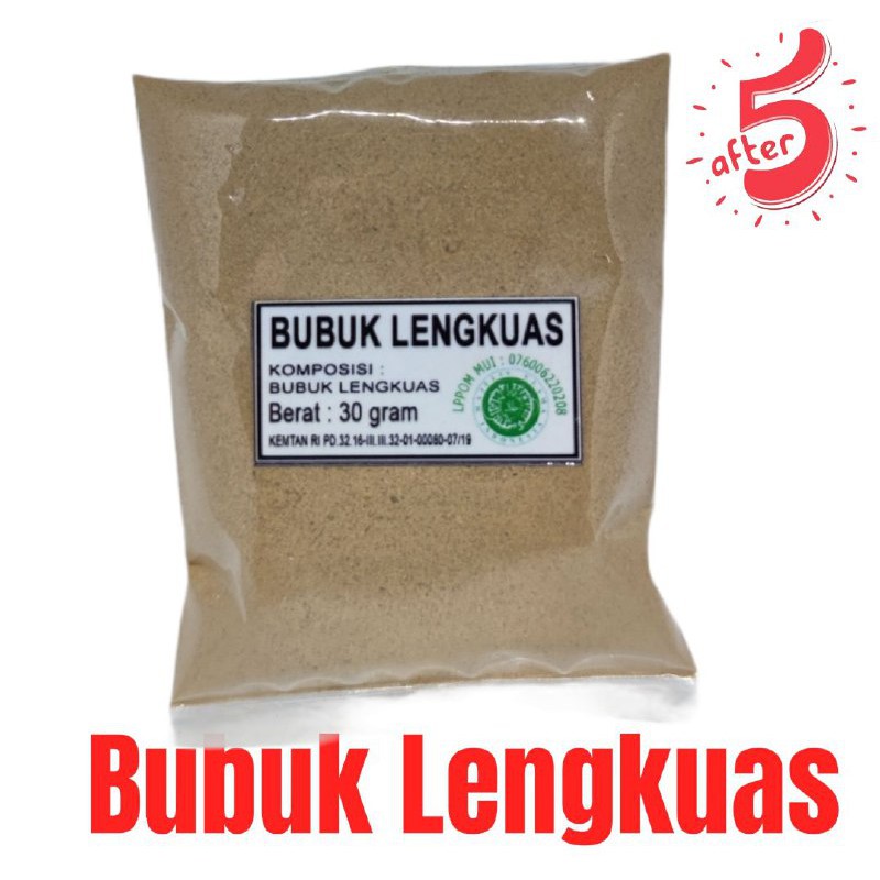 

Lengkuas Bubuk / Laos Bubuk / Alpinia Powder 30g