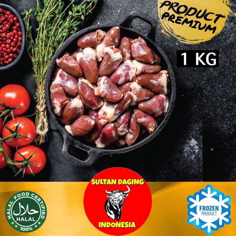 

JANTUNG AYAM 1 KG PREMIUM QUALITY/ JANTUNG AYAM CP/JANTUNG AYAM 1KG/JANTUNG AYAM FROZEN/JANTUNG AYAM