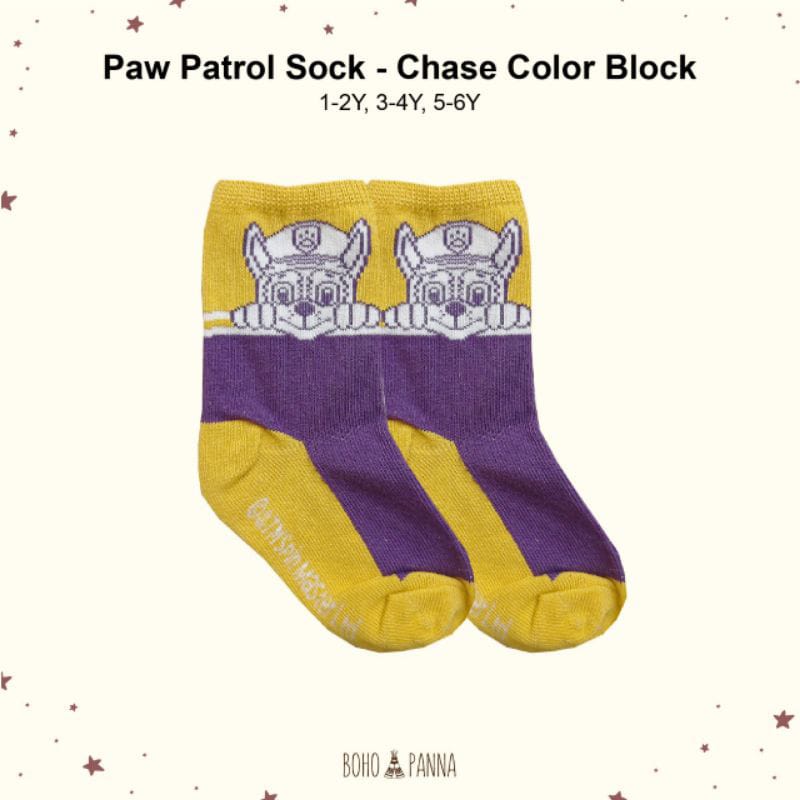 BOHO PAW PATROL KAOS KAKI PAW PATROL SOCK KAOS KAKI ANAK 1-6 tahun