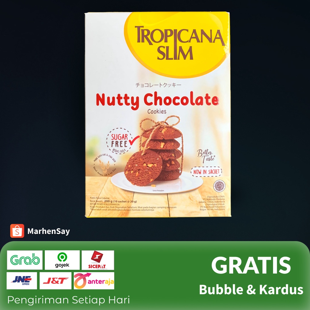 

nutty chocolate tropicana slim biskuit bebas gula