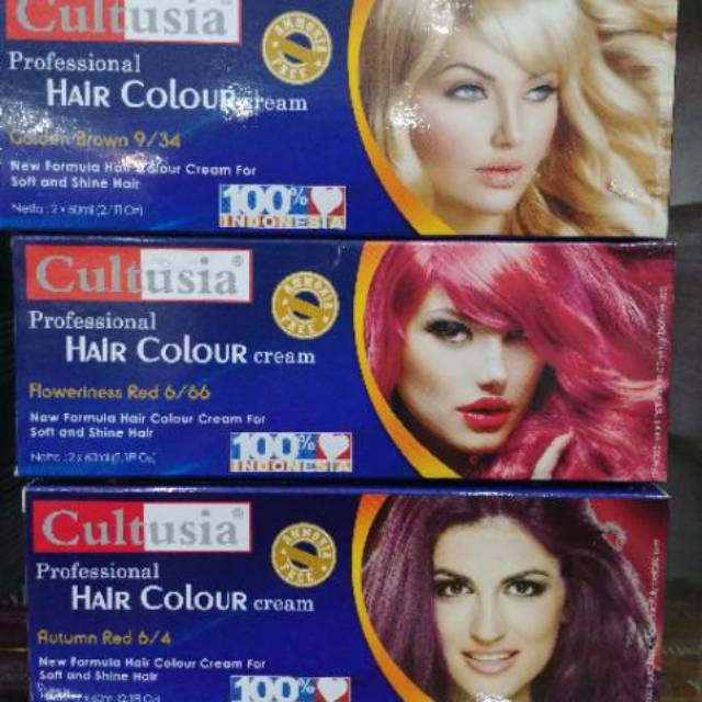 Cultusia Hair Color Cream - Cat Rambut Cultusia 60ml