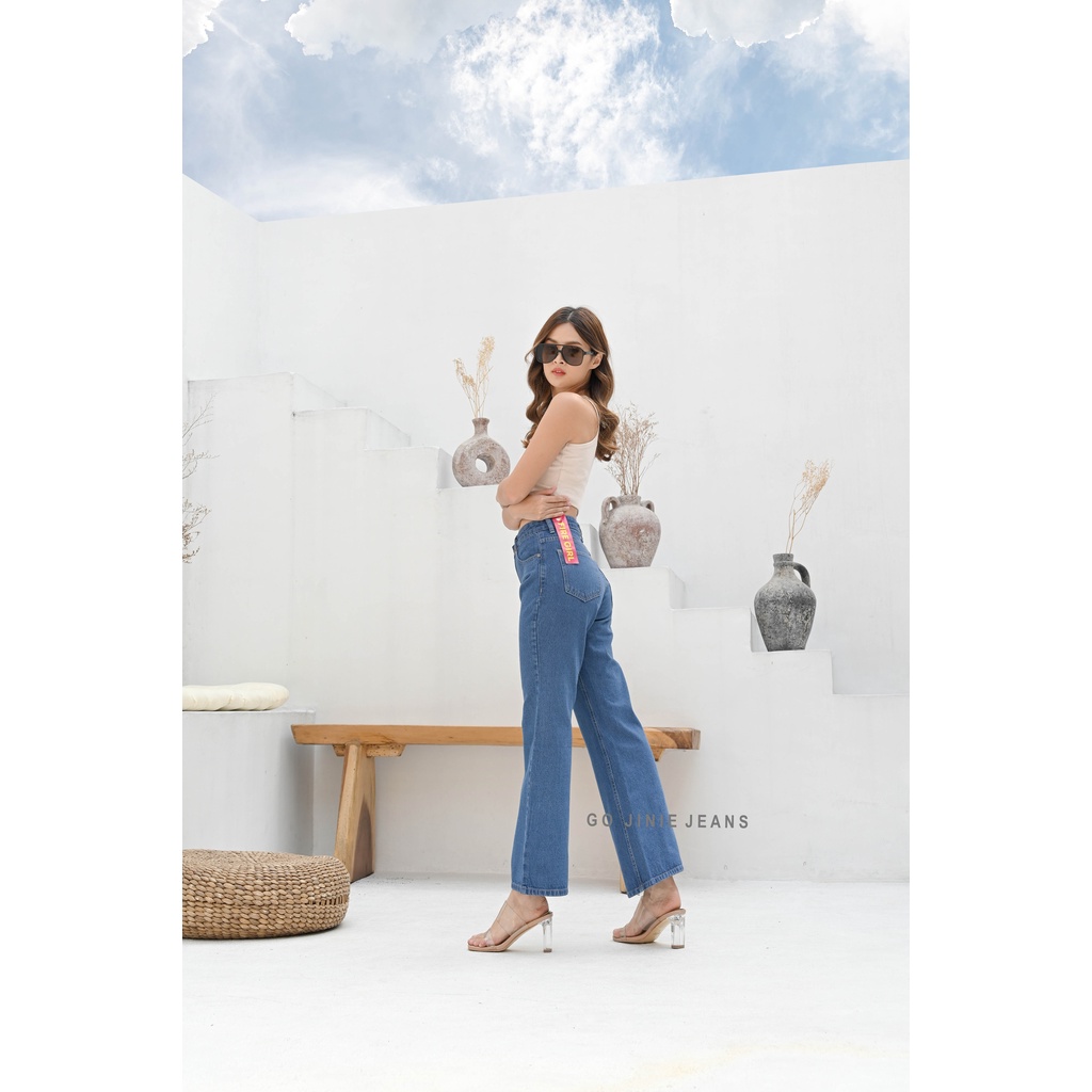 GOJINIEJEANS - Highwaist 90's Fire Girl - 3405 - FIRE GIRL