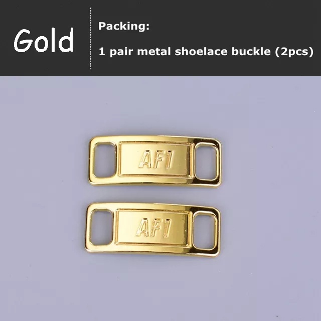 Aksesoris Sepatu Dubraes Buckle Metal Shoelace Buckles Aksesoris Tali Sepatu 2pcs/1pasang AF1 Gesper Sepatu Bahan Metal Shoe Buckle