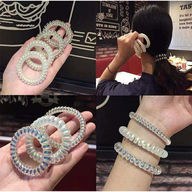 Ikat Rambut Spiral Korea / Ikat Rambut Kabel Korea