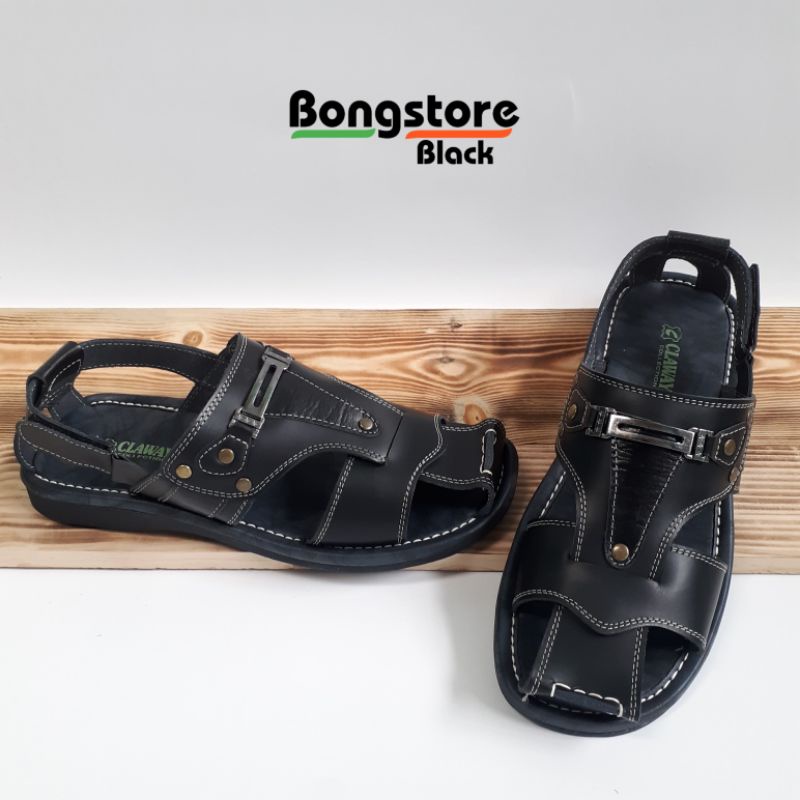 Sepatu sandal pria tali kulit asli sandal pria slide tali kulit asli sandal sepatu pria casual