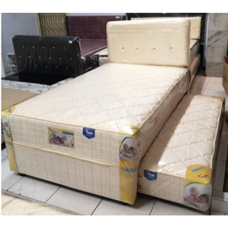 Springbed 2 in 1 American Beautyland Cream Uk 120 x 200