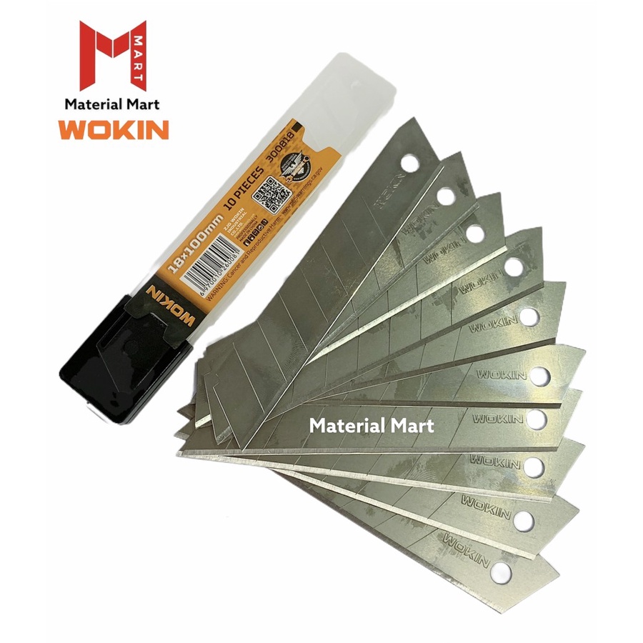 Isi Cutter Besar Wokin | Refill Pisau Cutter Murah | Pemotong Kertas |Material Mart