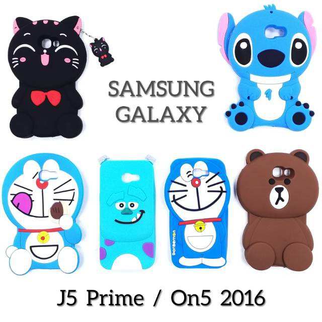 Case Boneka Boneka 3D // Untuk Samsung Galaxy J5 Prime , On5 2016