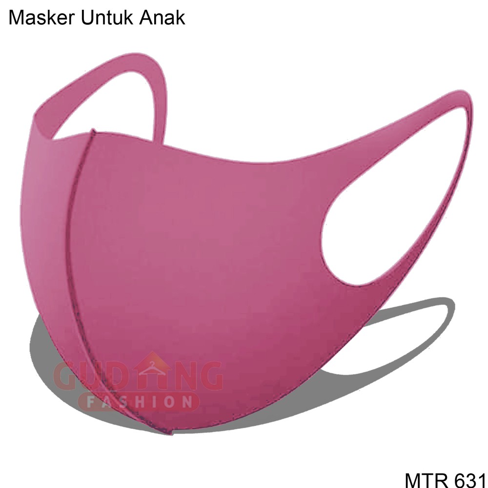 Masker Bukan Sensi Kain Scuba Polos Style Korea