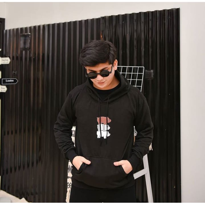 Sweater Pria/Wanita Keren Berkualitas - Bare Bear Stacked Up
