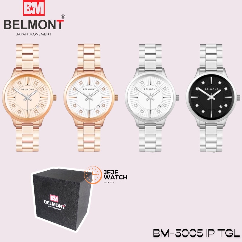 Jam Tangan Wanita Rantai Belmont BM-5005 IP TGL