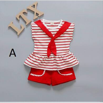 

2 in 1 red sailor stripes