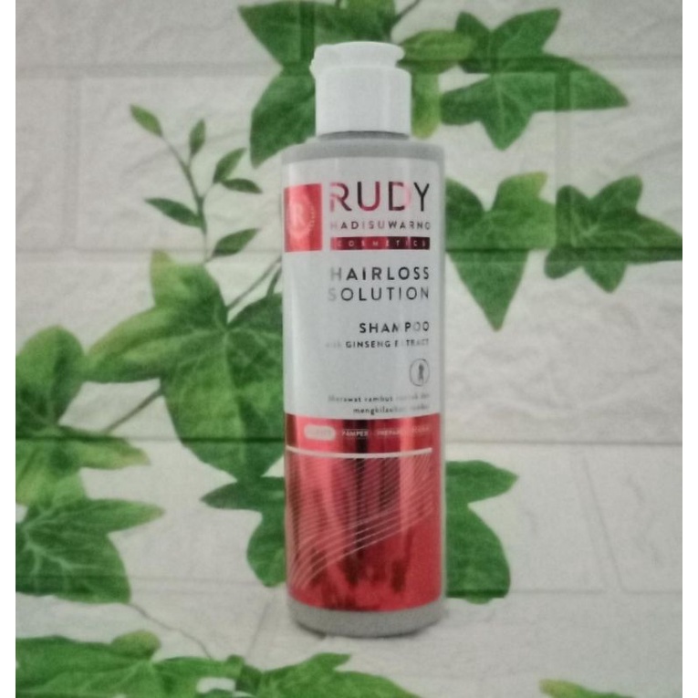 Rudy hadisuwarno hair loss solution shampoo ginseng shampoo shampo penumbuh rambut rontok