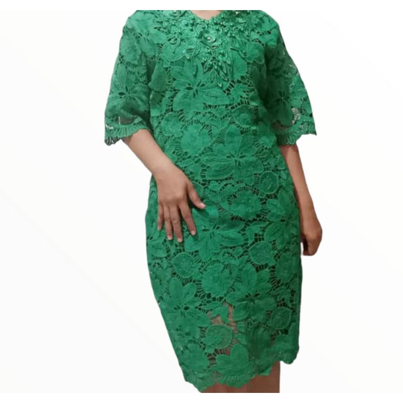 Dress brokat import/Dress brokat