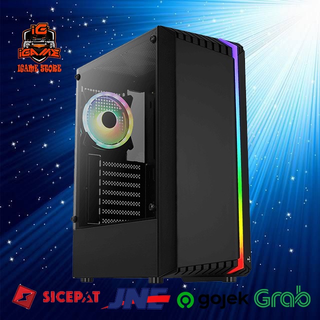 PC GAMING i5 10400F/RX 6500XT/16GB DDR4/NVME EDITING+STREAMING NAMPOL GAN