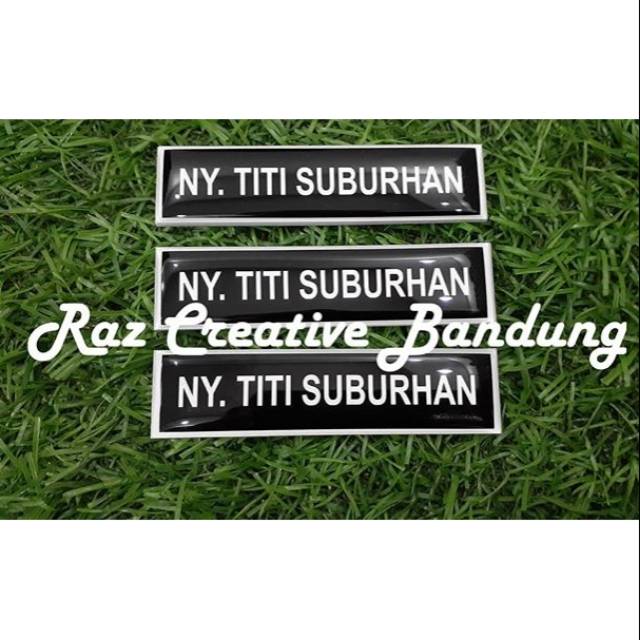 

Name Tag Akrilik Magnet