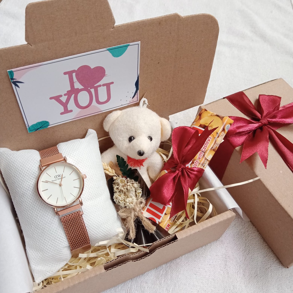 ❤️[SPECIAL MANIS] GIFTBOX HAMPERS Silverquenn dan Jam Tangan Hadiah untuk Cewek