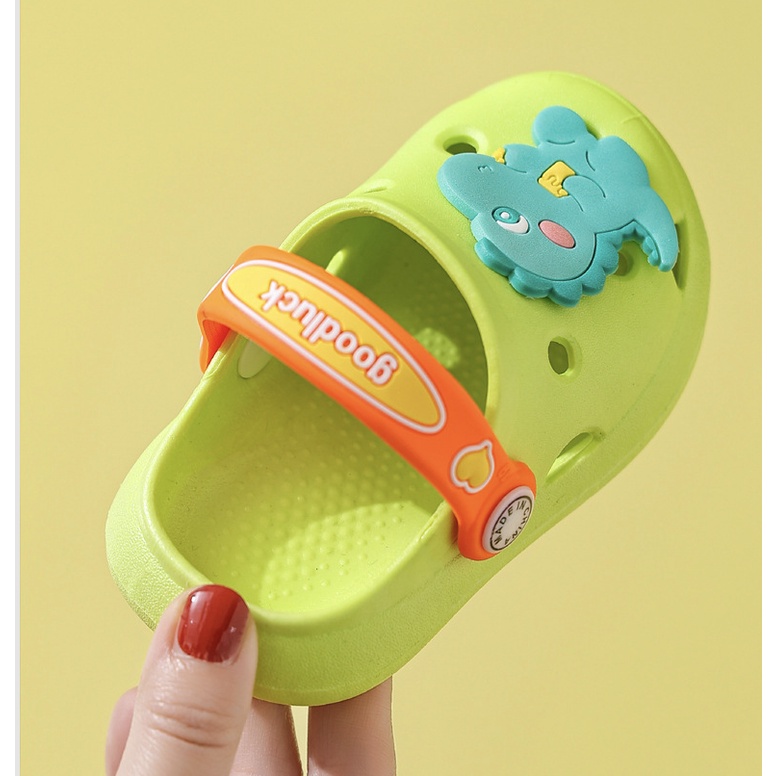 babyfit GOODLUCK DINO sandal karet selop bapau anak cewek cowok import ml-0522r