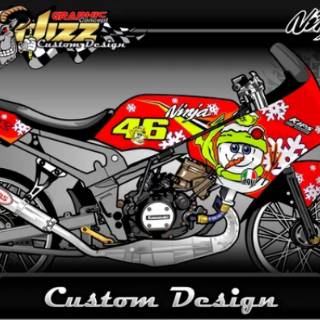 Striping Ninja  Ssr  Vr Winter decal decalcustom 