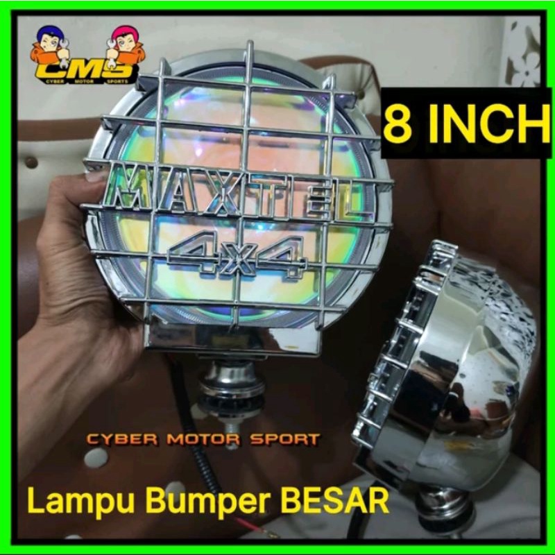 Lampu tembak bumper. lampu 4x4. offroad. jeep. cj7 willys hardtop