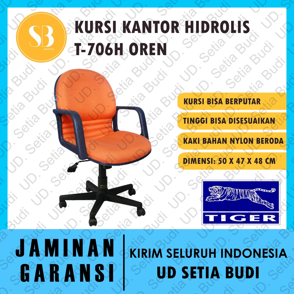 Kursi Kantor Hidrolik Staff Tiger T-706 H