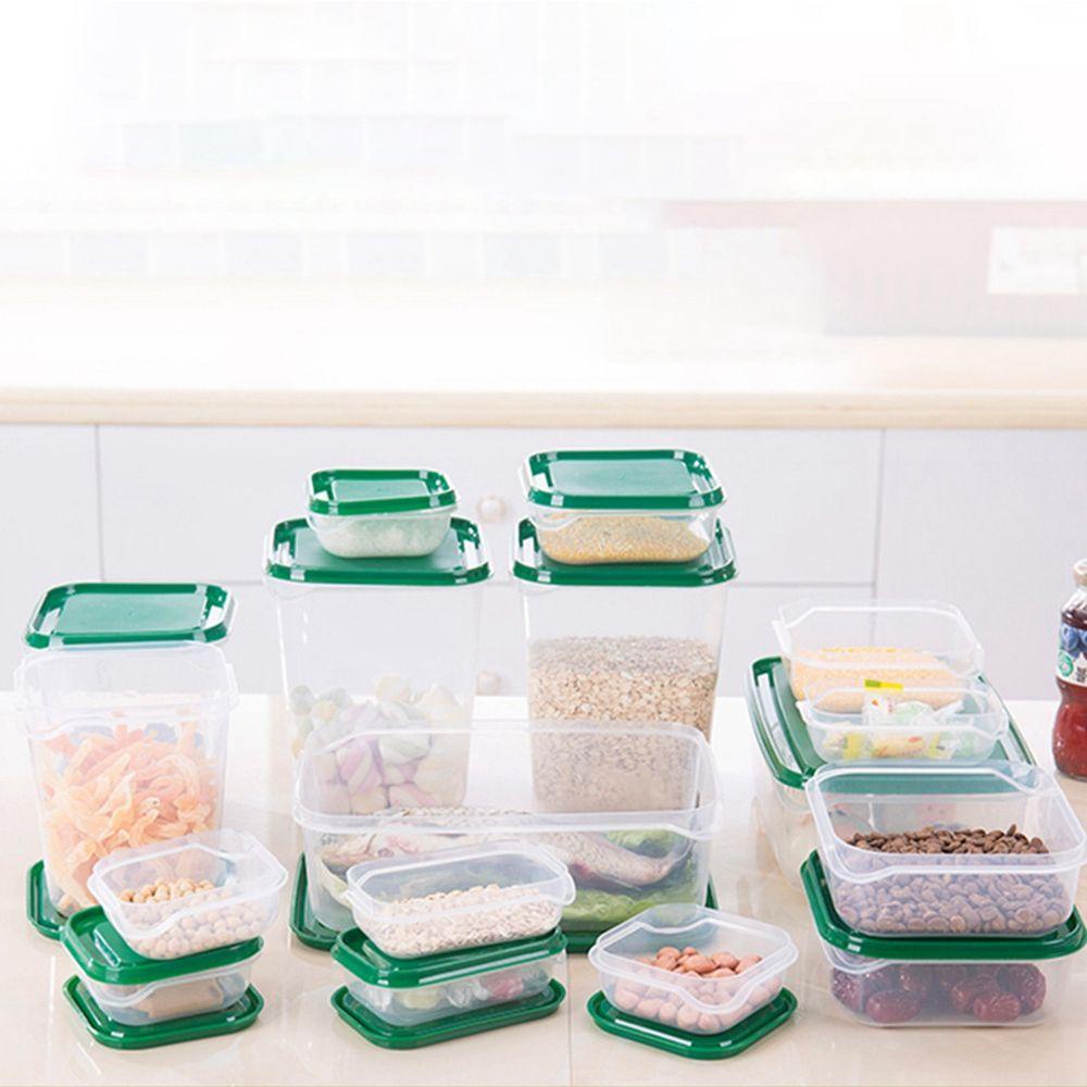 [Elegan] Kotak Penyimpanan Makanan Tahan Panas Snack Piknik Luar Ruangan Sealed Crisper Organizer Gandum Kulkas Fresh Vacuum Box
