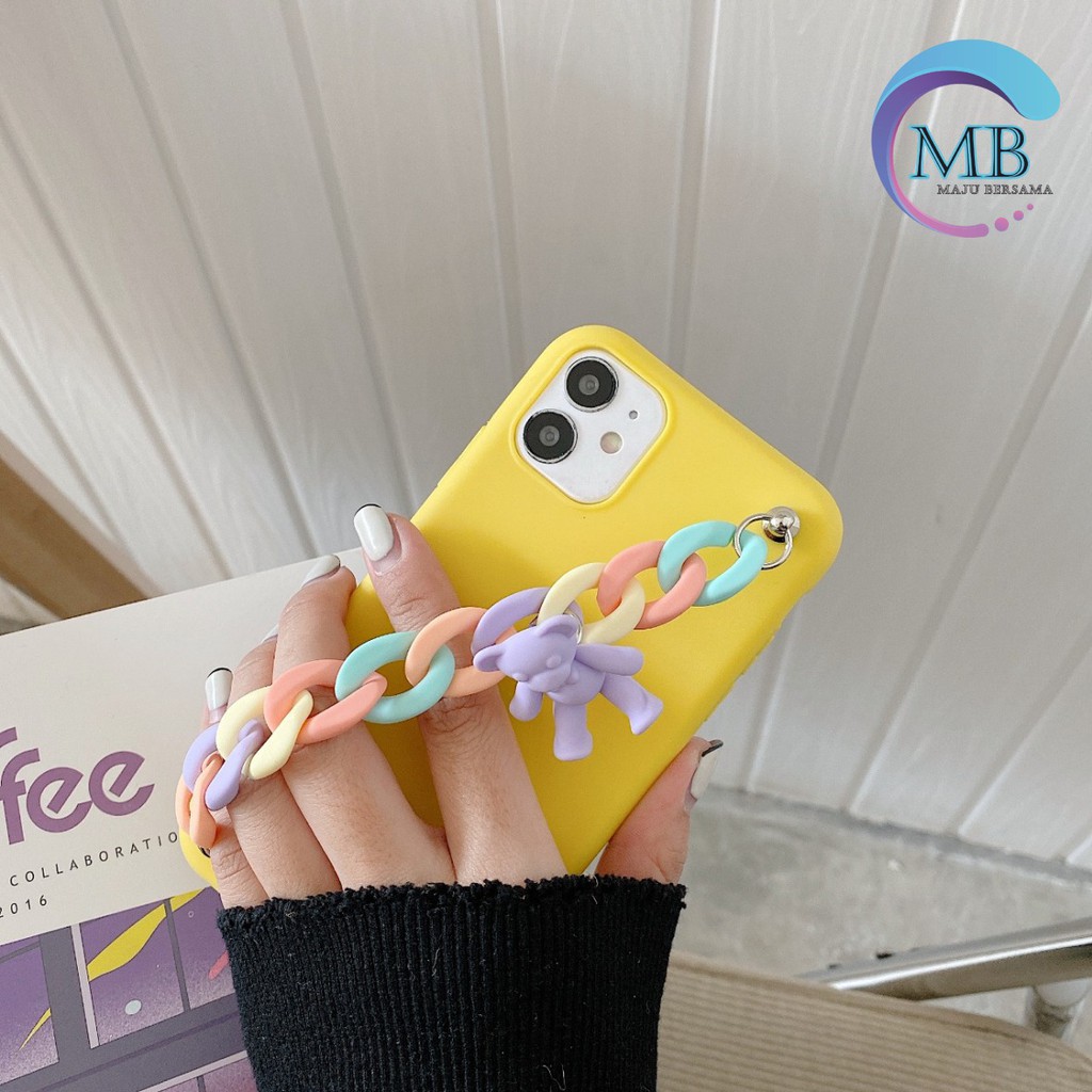 CASE SOFTCASE CANDY GELANG RANTAI IPHONE X XS XR XS MAX MB1836