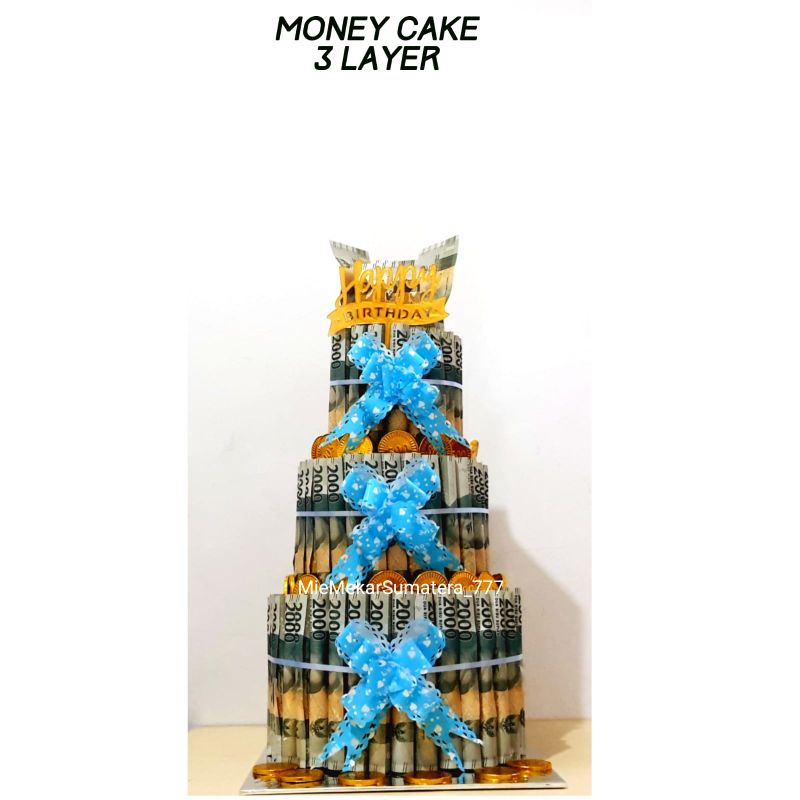 Money Cake - Kue Uang Ulang Tahun - Kue Uang - Kue Uang Anniversary - Kue Uang Wisuda - Kue Ulang Ta