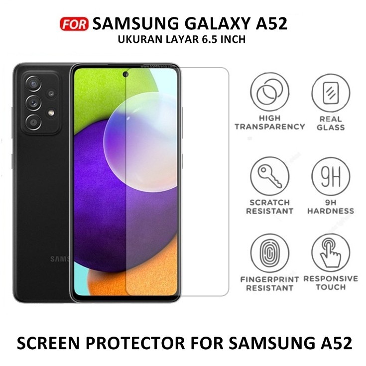 Tempered Glass Samsung A52s A01 A01 Core A2 Core A31 A32 4G 5G A51 A52 A71 A72 Temperglass Screenguard Antigores Kaca