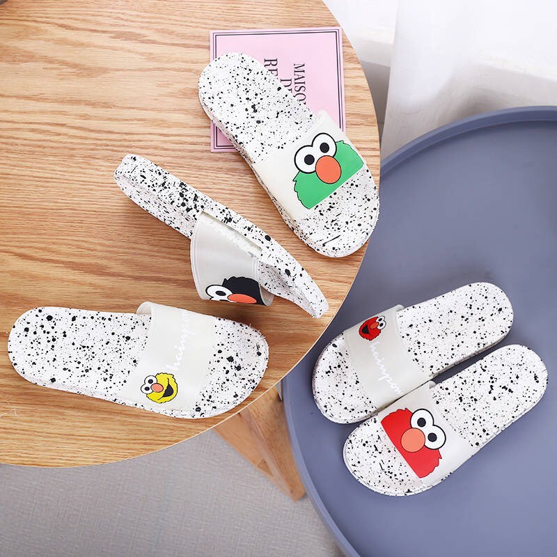  Sandal  Selop  Karakter  ELMO TEBAL PUTIH BARU Shopee 