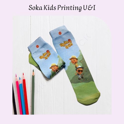 Kazarasock - Kaos Kaki Soka Anak Motif Upin dan Ipin - Long All Size