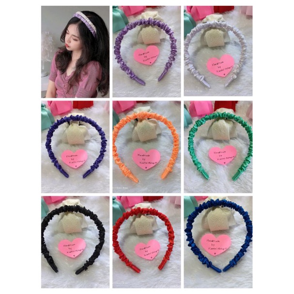 Bando Scrunchie Satin Style Korea Anti Patah