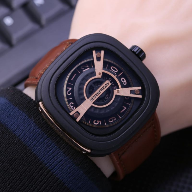 Jam Tangan Pria Jam Sevenfriday Kulit